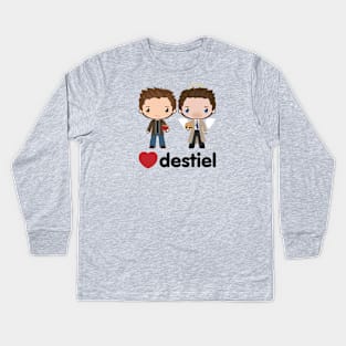 Destiel - I ship it 2 Kids Long Sleeve T-Shirt